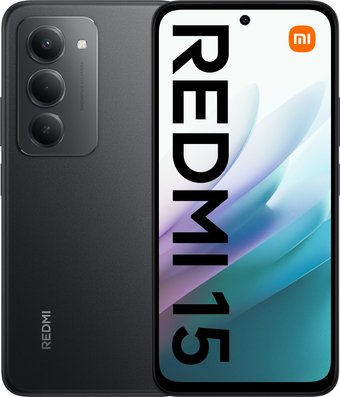 Телефон Xiaomi Redmi 15 4G 8GB/256GB международная версия (черный)