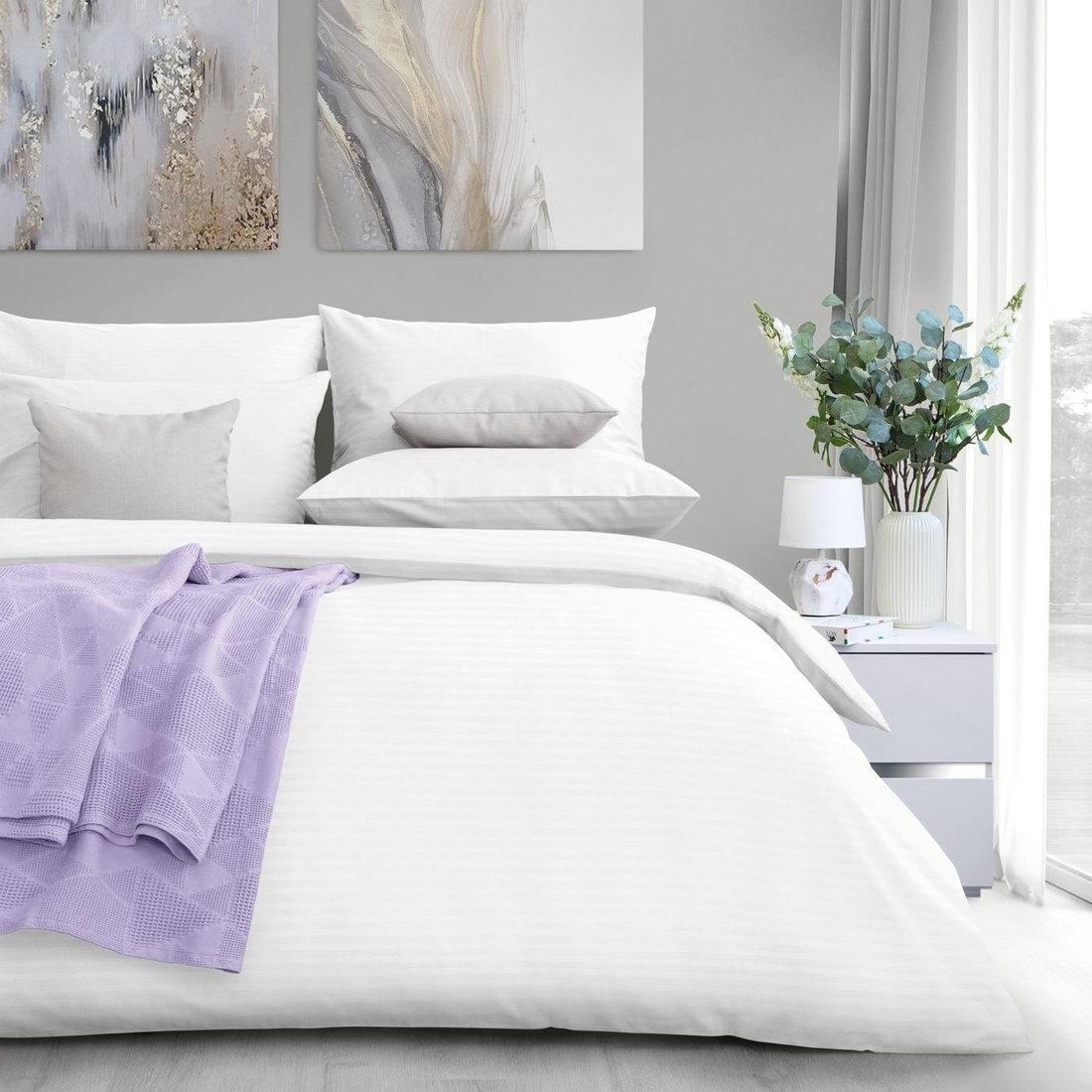 Постельное белье Verossa Stripe 200x220 на молнии 929823 (Royal)