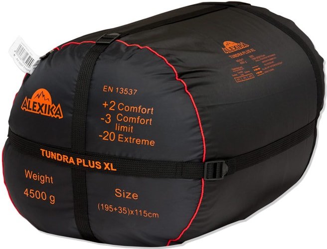Спальный мешок AlexikA Tundra Plus XL 230 (левая молния, оливковый)