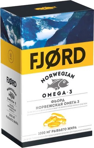 БАД Fjord Норвежский рыбий жир из печени трески (30капсул)