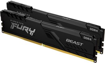 Оперативная память Kingston FURY Beast 2x8ГБ DDR4 3200 МГц KF432C16BBK2/16WP