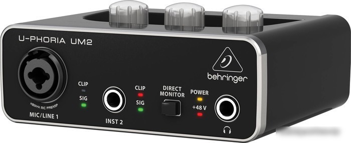 Аудиоинтерфейс BEHRINGER U-Phoria UM2