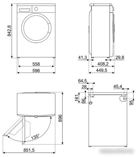 Стиральная машина Smeg LBW62PCIT