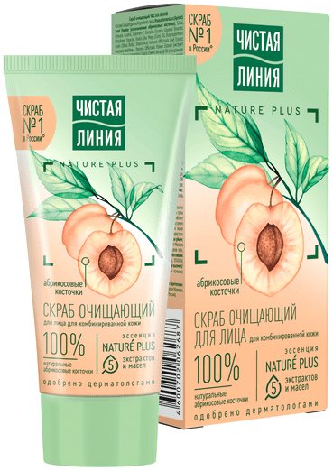Чистая линия Скраб для лица Очищающий (50 мл)