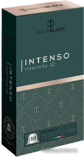 Кофе в капсулах BrewBlack Intenso 10 шт