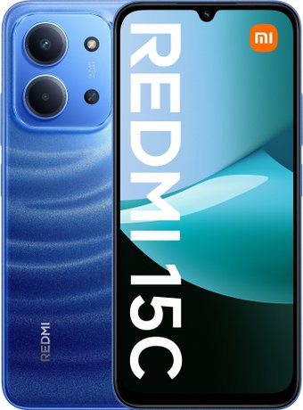 Телефон Xiaomi Redmi 15C 4G 8GB/256GB международная версия (синий)