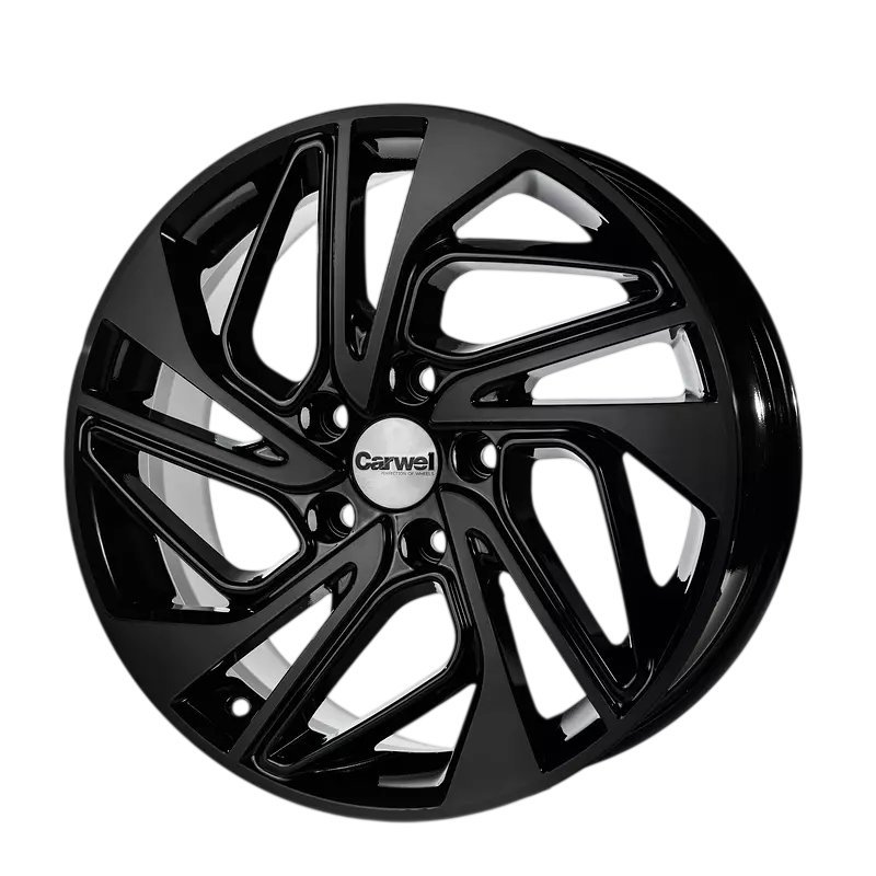 Литые диски Carwel Калкан 206 17x7" 5x114.3мм DIA 66.1мм ET 40мм BK