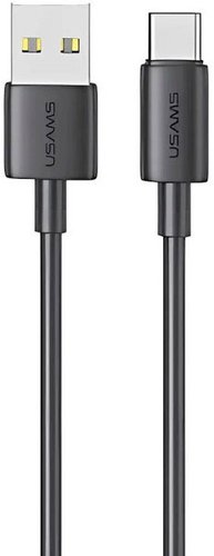 Кабель Usams SJ708 USB Type-A - USB Type-C (1 м, черный)
