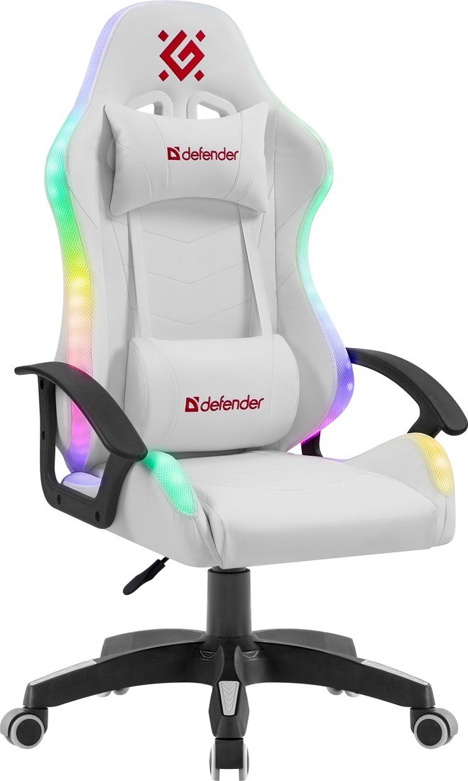 Игровое (геймерское) кресло Defender Factor X (белый)