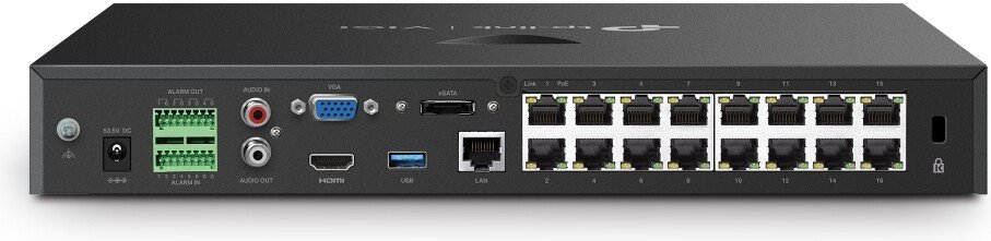 Сетевой видеорегистратор TP-Link VIGI NVR2016H-16MP