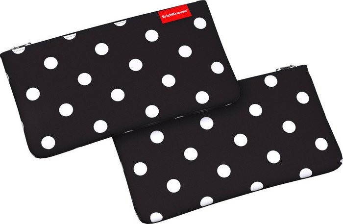 Пенал Erich Krause Dots In Black 52357