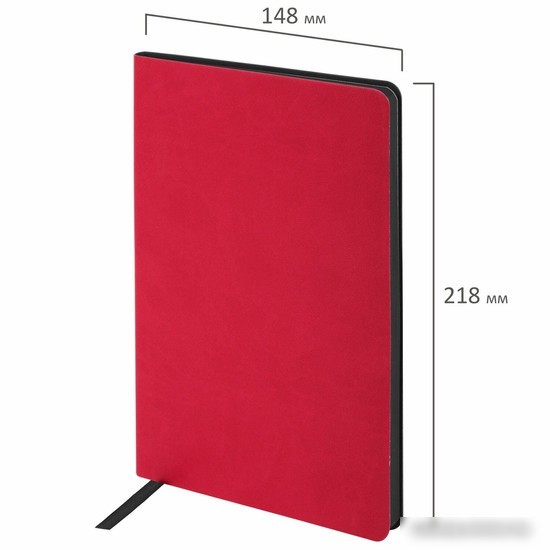 Ежедневник BRAUBERG Metropolis Mix 111039 (красный)