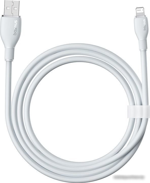 Кабель Baseus Pudding Series USB Type-A - Lightning (2 м, белый)