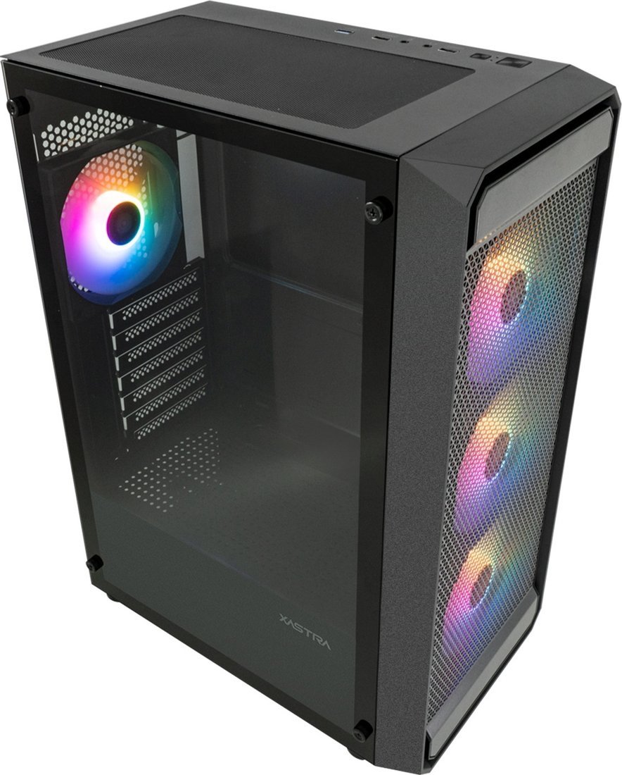 Корпус XASTRA A403 4FRGB (черный)