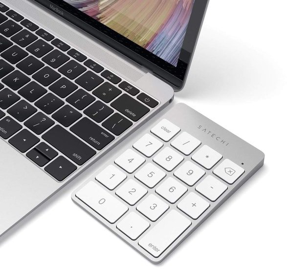 Цифровой блок Satechi Aluminum Slim Rechargeable Bluetooth Keypad (серебристый)