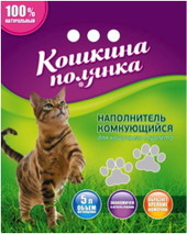 Наполнитель для туалета Кошкина Полянка Бентонитовый 3 кг