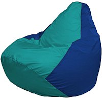 Кресло-мешок Flagman Груша Супер Мега 4XL Г5.1-291 (бирюзовый/синий)