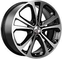 Литые диски X'trike X-113 17x7" 5x114.3мм DIA 66.1мм ET 40мм BKFP