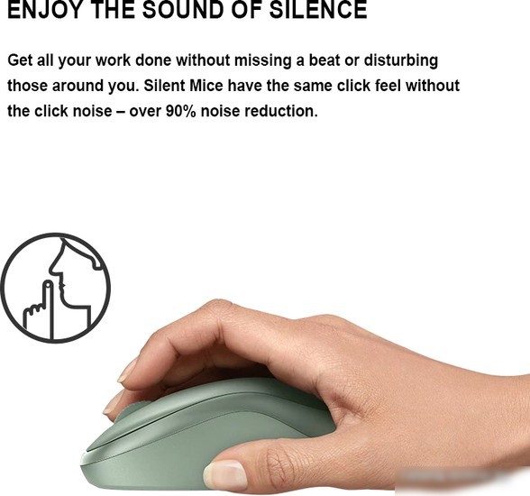 Мышь Logitech M221 (зеленый)