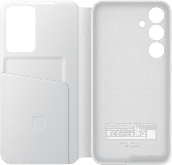 Чехол для телефона Samsung View Wallet Case S24+ (белый)