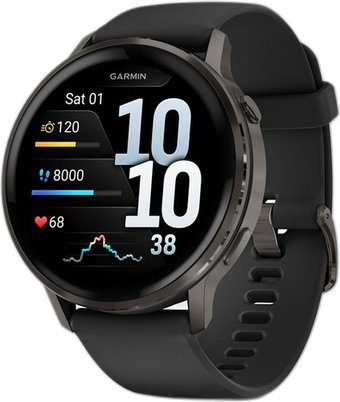 Умные часы Garmin Venu 4 45 мм (черный)