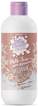Belita Гель для душа Milk moments Рисовый 400 мл