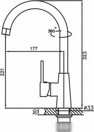 Смеситель AV Engineering AVHOP4-A996-648