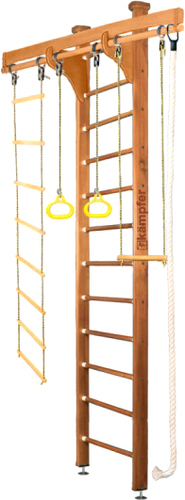 Детский спортивный комплекс Kampfer Wooden Ladder Ceiling №2 (3 м, ореховый)