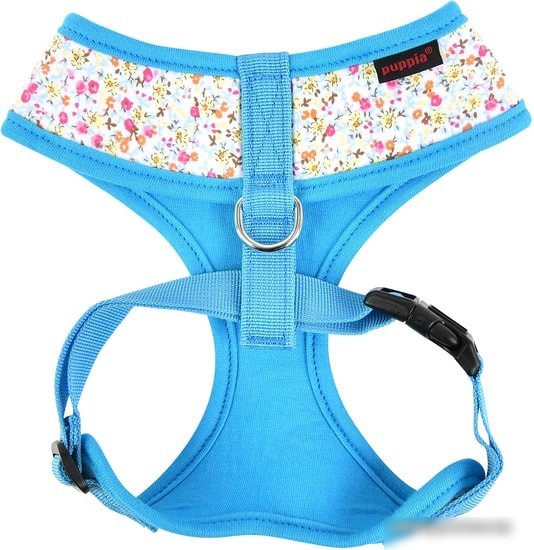 Шлейка Puppia Wildflower PAUA-HA1826-SB-S (голубой)