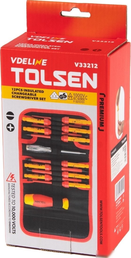 Набор отверток Tolsen TTV33212 (12 предметов)