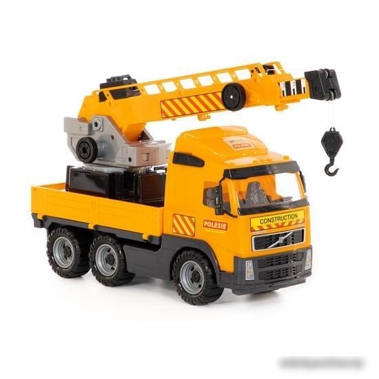 Полесье Volvo автомобиль-кран с поворотной платформой 58317