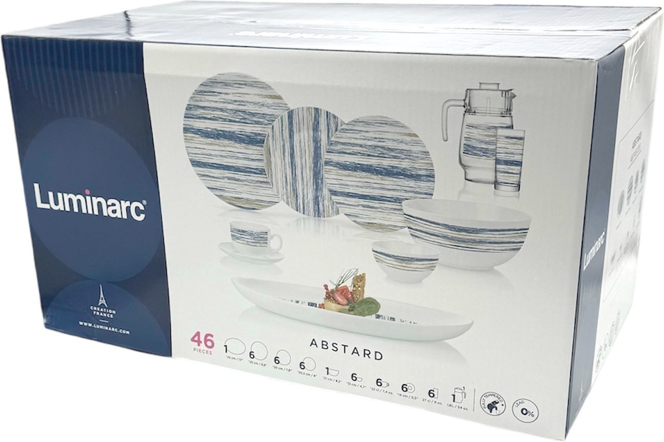 Столовый сервиз Luminarc Abstard V8149 (46пр)