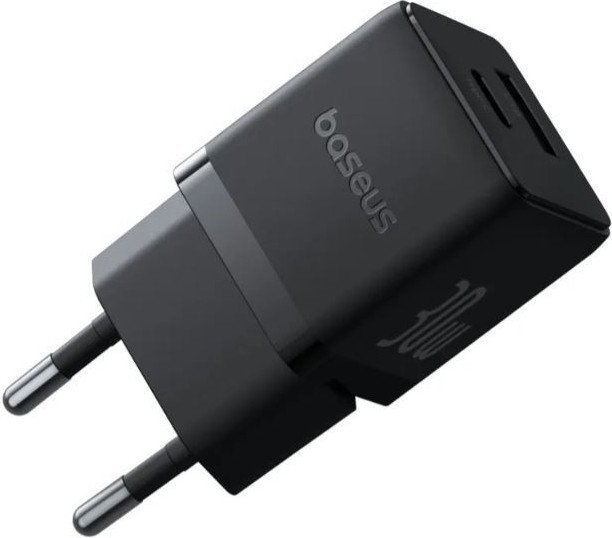 Сетевое зарядное Baseus Palm Fast Charger C+U 30W EU P1011160A113-00 (черный)
