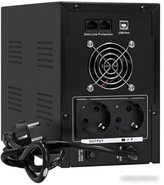 Источник бесперебойного питания ExeGate SpecialPro UNB-2200.LED.AVR.2SH.RJ.USB EX292613RUS