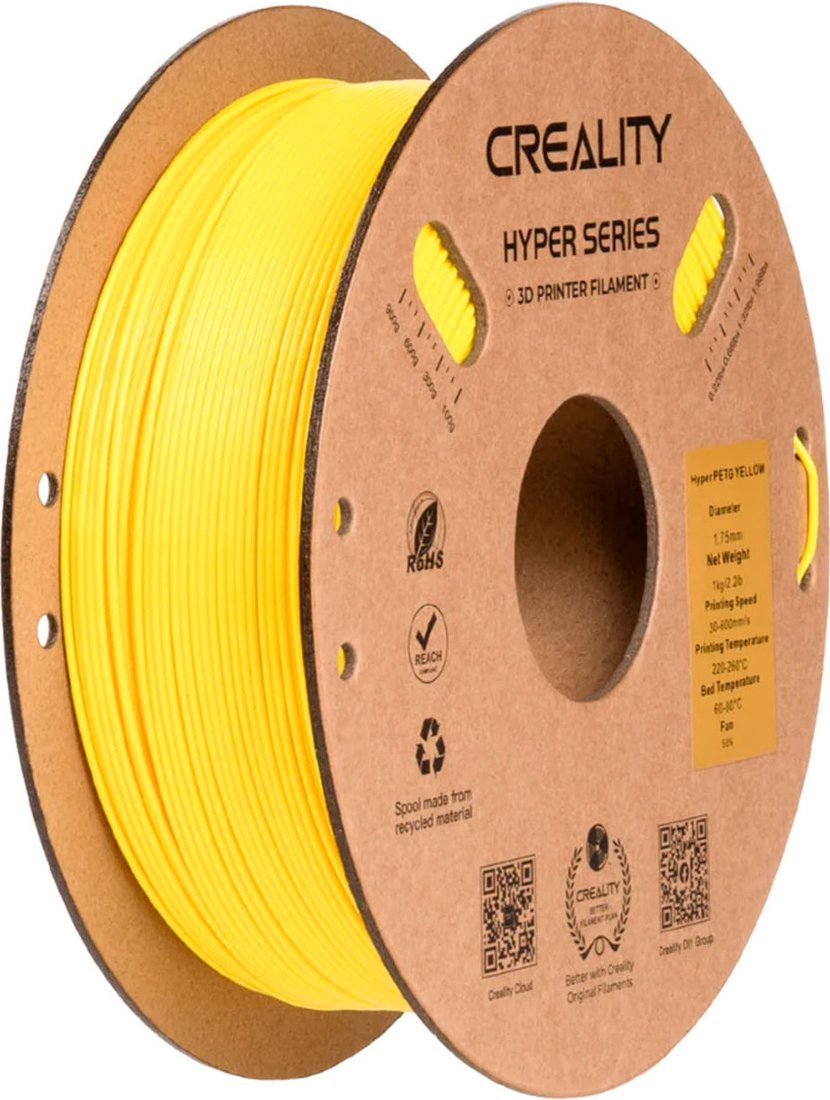 Пластик Creality Petg Hyper 1.75мм 3301030071 (1кг, желтый)