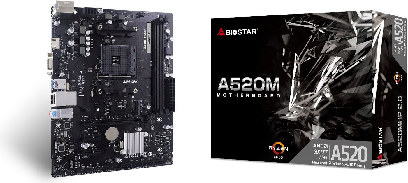 Материнская плата BIOSTAR A520MHP 2.0 Ver. 6.0
