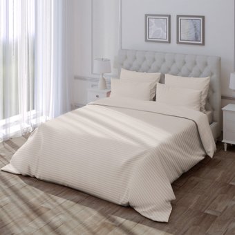 Постельное белье Verossa Stripe Antique White VRT 148/215М 70243 ST13 01