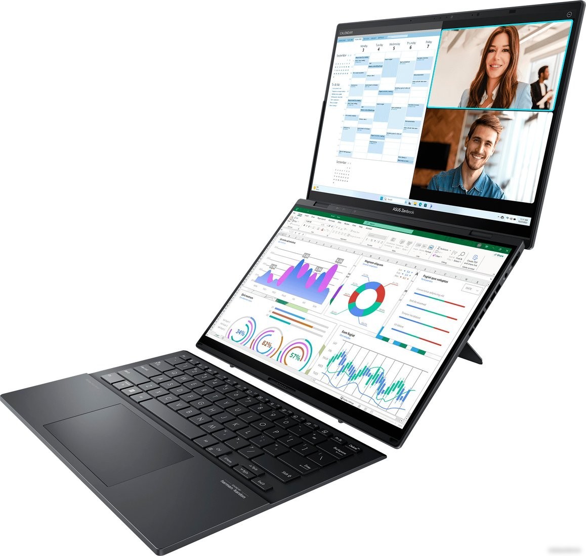 Рабочая станция ASUS Zenbook 14 Duo OLED UX8406MA-QL056W