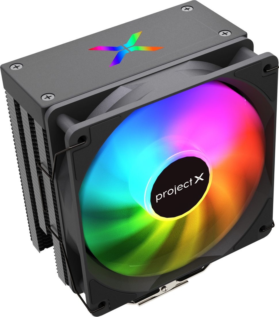Кулер для процессора Project X A400 ARGB (черный)