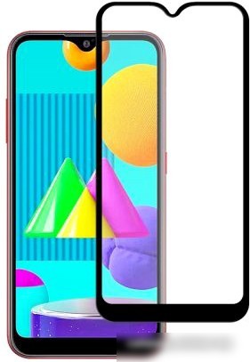 Защитное стекло Case Glue для Galaxy M01/А01 (черный)