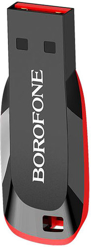 USB Flash Borofone BUD2 32GB (черный/красный)
