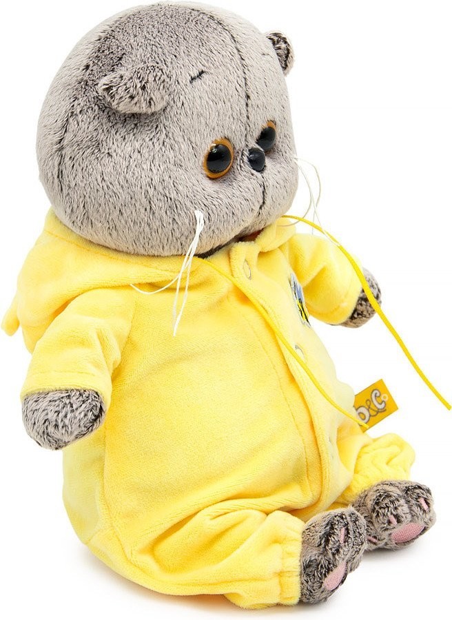 Классическая игрушка BUDI BASA Кот Басик Baby в кигуруми с пчелкой 10892856