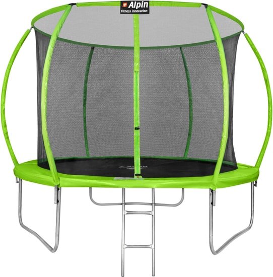 Батут Alpin Sky 10ft - 312 см с защитной сеткой и лестницей