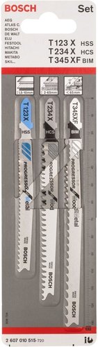 Набор оснастки для электроинструмента Bosch 2607010515 3 предмета