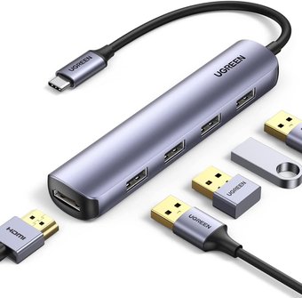USB-хаб Ugreen CM417 20197