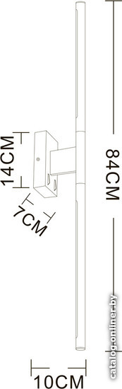 Бра Arte Lamp Lines A2029AP-1GO