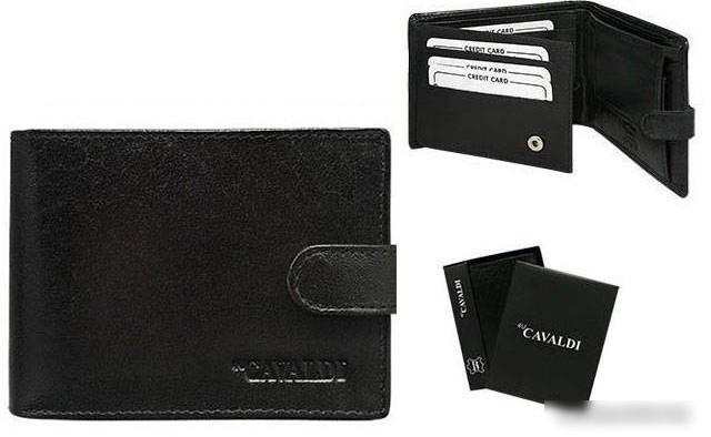 Кошелек Cedar 4U Cavaldi 0670L-P-BS-RFID (черный)