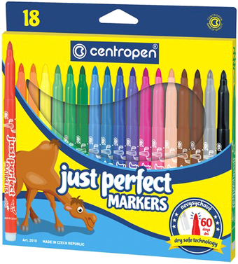 Фломастеры Centropen Just Perfect 2510 1885 (18 цв)