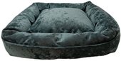 Лежак Homepet Plush 84195 (50x45x15см, темно-зеленый)