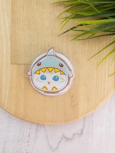 Попсокет ILikeGift Shark Cat 5783675
